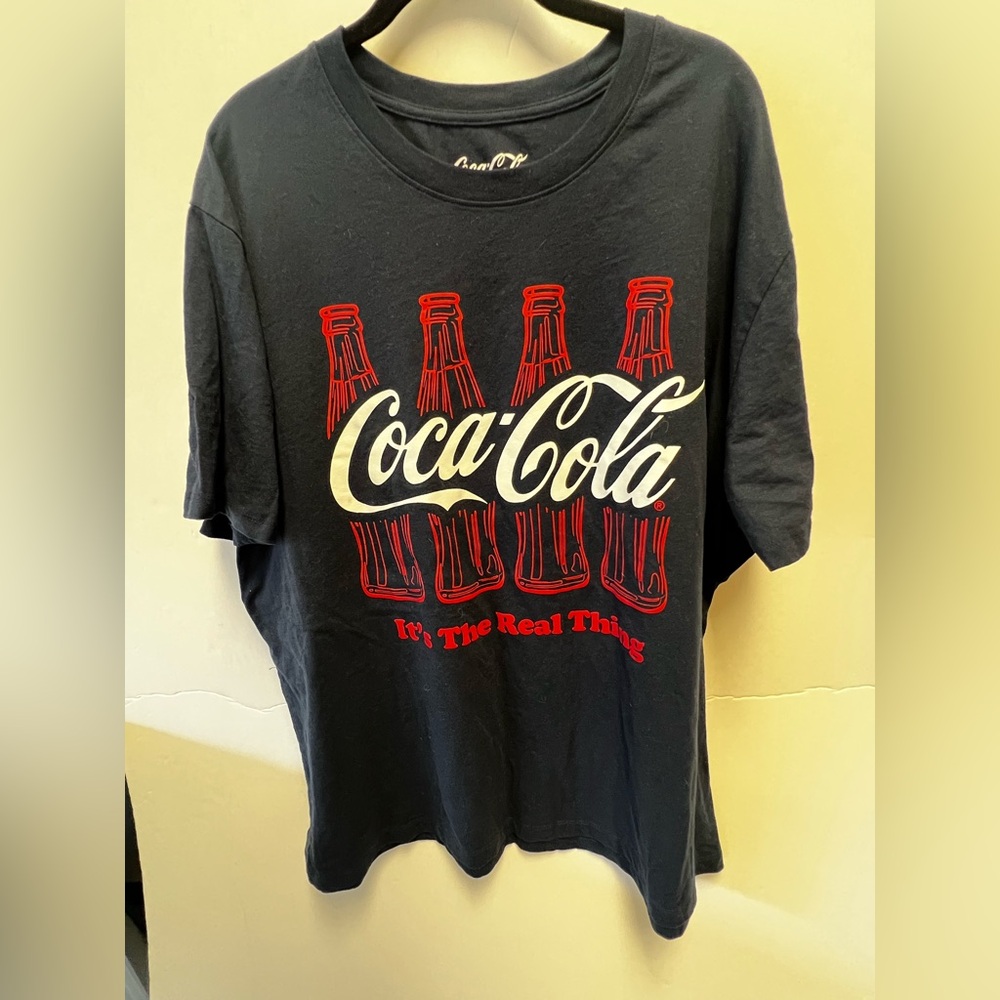 Coca-Cola Black Tee with Red and White Logo